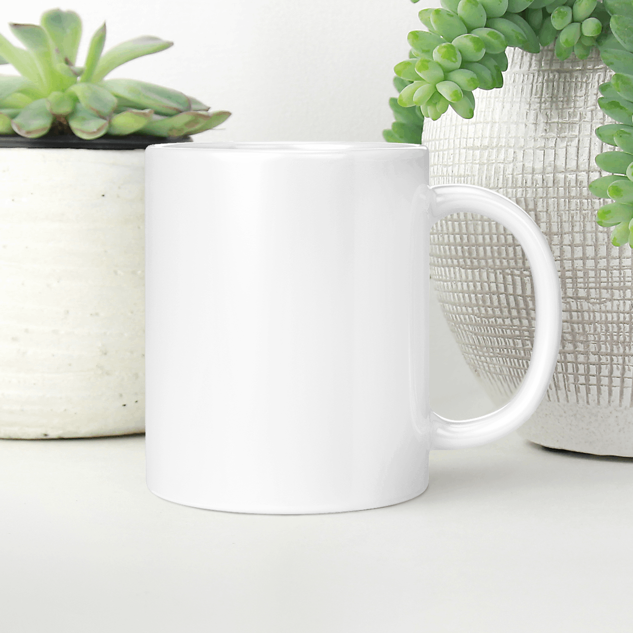 Keramiktasse Weiß
